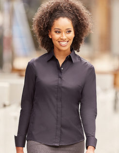 Ladies Long Sleeve Ultimate Stretch Shirt Russel