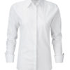 Ladies Long Sleeve Ultimate Stretch Shirt Russel - white