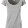 Ladies T James & Nicholson - grey heather