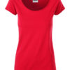 Ladies T James & Nicholson - red