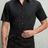 Mens Bar Shirt Short Sleeve Bargear - black