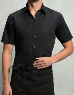 Mens Bar Shirt Short Sleeve Bargear - black