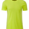 Mens Basic T James & Nicholson - acid yellow