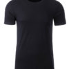 Mens Basic T James & Nicholson - black