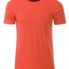 Mens Basic T James & Nicholson - coral