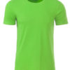 Mens Basic T James & Nicholson - lime green