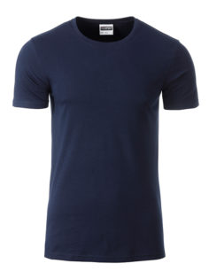 Mens Basic T James & Nicholson - navy