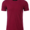 Mens Basic T James & Nicholson - wine