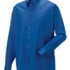 Mens Long Sleeve Oxford Shirt Russel - aztec blue