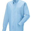 Mens Long Sleeve Oxford Shirt Russel - oxford blue