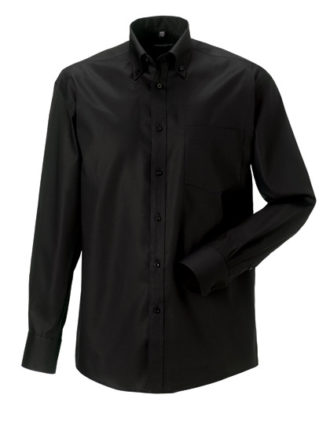 Mens Long Sleeve Ultimate Non-Iron Shirt - black
