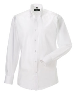 Mens Long Sleeve Ultimate Non-Iron Shirt - white