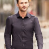 Mens Long Sleeve Ultimate Stretch Shirt Russel
