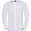 Mens Long Sleeve Ultimate Stretch Shirt Russel - white