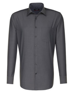 Mens Shirt Modern Fit Longsleeve Seidensticker - anthracite