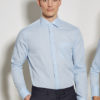 Mens Shirt Modern Fit Longsleeve Seidensticker - light blue