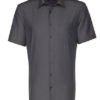 Mens Shirt Modern Fit Shortsleeve Seidensticker - anthracite