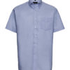 Mens Short Sleeve Oxford Shirt Russel - oxford blue