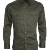 Mens Traditional Shirt Plain James & Nicholson - olive