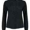 Womens Bar Shirt Mandarin Collar Long Sleeve Bargear