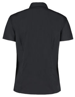 Womens Bar Shirt Mandarin Collar Long Sleeve Bargear - Rückseite