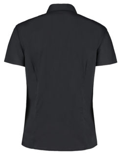 Womens Bar Shirt Mandarin Collar Long Sleeve Bargear - Rückseite