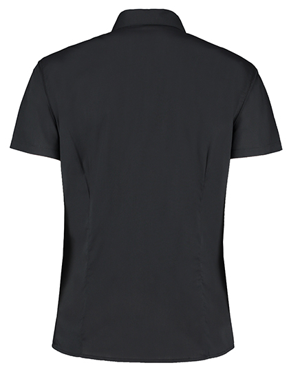 Womens Bar Shirt Mandarin Collar Long Sleeve Bargear - Rückseite