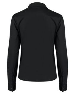 Womens Bar Shirt Mandarin Collar Long Sleeve Bargear - Rückseite