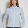 Womens Blouse Modern Fit Longsleeve Seidensticker - light blue