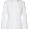 Womens Blouse Modern Fit Longsleeve Seidensticker - white