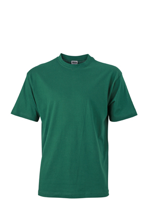 Basic T Shirt James & Nicholson - dark green
