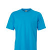 Basic T Shirt James & Nicholson - turquoise