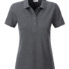 Ladies Basic Polo James & Nicholson - black heather