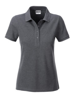 Ladies Basic Polo James & Nicholson - black heather