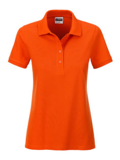 Ladies Basic Polo James & Nicholson - dark orange