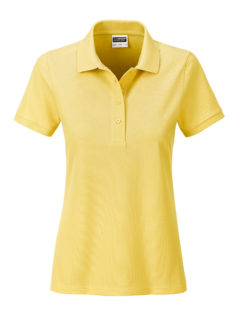 Ladies Basic Polo James & Nicholson - light yellow