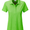 Ladies Basic Polo James & Nicholson - lime green