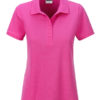 Ladies Basic Polo James & Nicholson - pink