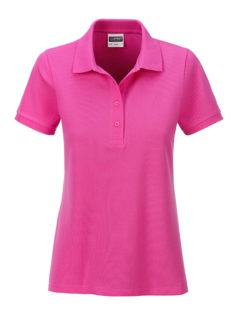 Ladies Basic Polo James & Nicholson - pink
