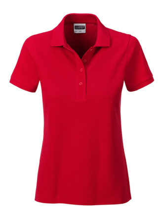 Ladies Basic Polo James & Nicholson - red