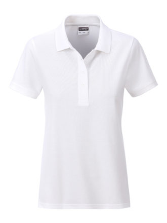 Ladies Basic Polo James & Nicholson - white