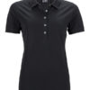 Ladies Pima Polo James & Nicholson - black