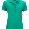 Ladies Pima Polo James & Nicholson - irish green