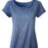 Ladies Slub T James & Nicholson - denim