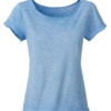 Ladies Slub T James & Nicholson - horizon blue