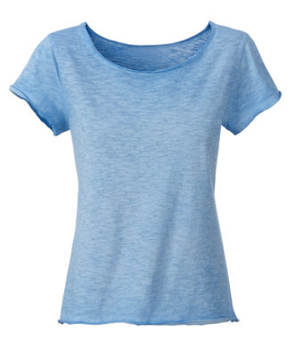 Ladies Slub T James & Nicholson - horizon blue