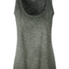 Ladies Slub Top James & Nicholson - dusty olive