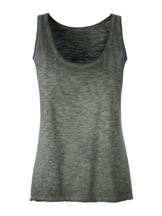 Ladies Slub Top James & Nicholson - dusty olive