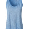 Ladies Slub Top James & Nicholson - horizon blue