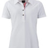 Ladies Traditional Polo James & Nicholson - white red